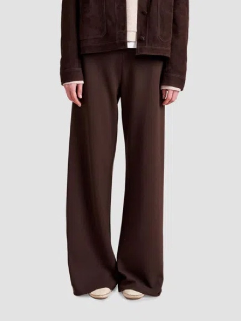 La Ligne Chocolate COLBY Wide-Leg Women's Pants - Classic Relaxed Fit